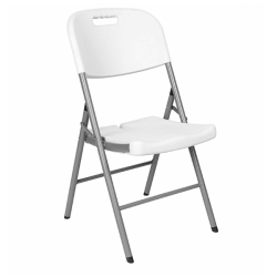 White Plastic Foldable Chairs